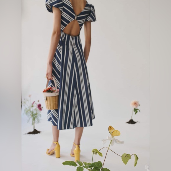 Kate Spade Cafe Stripe Midi Dress - Picture 4 of 11